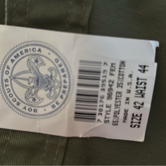 🇺🇸WOMENS OFFICIAL BOY SCOUTS OF AMERICA uniform shorts Size 42 - Picture 5 of 5